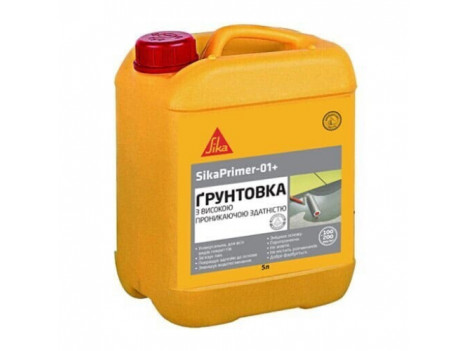 Грунтовка универсальная Sika Primer-01+ (5 л)