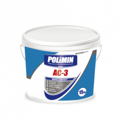Грунт краска тонирующая Polimin АС-3 белая (7,5 кг) Контакт грунт