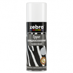 Грунт аерозольний Zebra (400 мл) світло-сірий