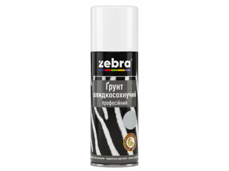 Грунт аэрозольный Zebra (400 мл) черный
