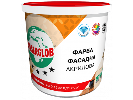 Краска фасадная акриловая Anserglob (1,4 кг)