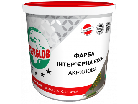 Фарба інтер'єрна Anserglob ЕКО+ акрилова (1,4 кг)