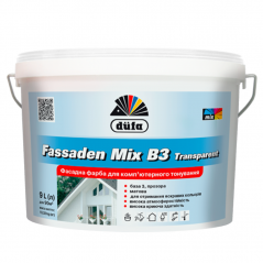Краска фасадная в/д Dufa Fassaden Mix B3 (2,5 л) прозрачная база