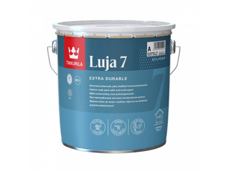 Краска для влажных помещений Tikurilla Luja 7 (9 л) База A