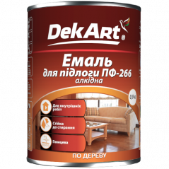 Эмаль ПФ-266 Dekart красно-коричневая (2,8 кг)