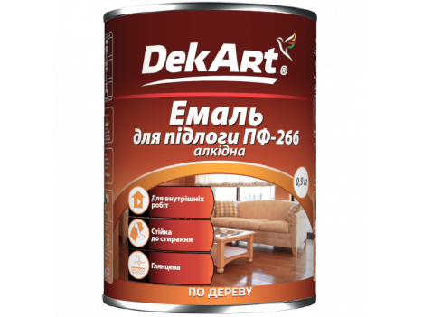 Емаль ПФ-266 Dekart червоно-коричнева (2,8 кг)