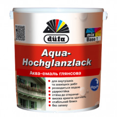 Акриловая эмаль Dufa Aqua-Hochglanzlack глянцевая (2,5 л)