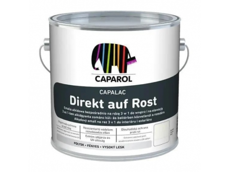 Емаль по іржі Capalac Direkt auf Rost (0,75 л) біла RAL9016