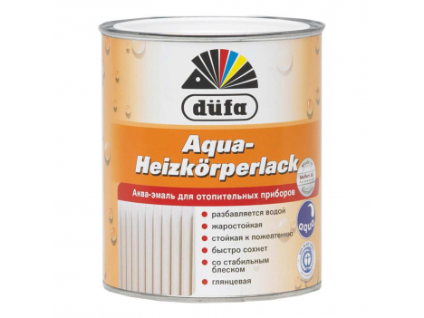 Акваемаль Dufa Aqua-Hezkorperlack для радіаторів (0,75 л)