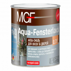 Фарба для вікон та дверей MGF Aqua-Fensterlack (2,5 л)