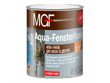Краска для окон и дверей MGF Aqua-Fensterlack (2,5 л)