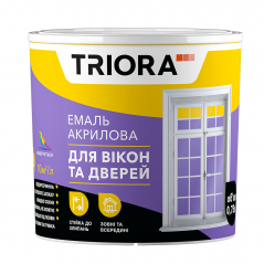 Фарба для вікон та дверей Triora біла (0,75 л)