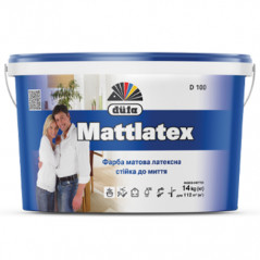 Фарба інтер'єрна латексна Dufa Mattlatex D100 (1,4 кг) матова