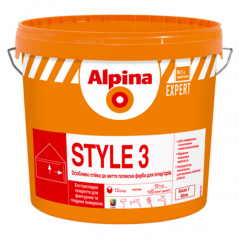 Фарба інтер'єрна латексна Alpina Expert Style 3 База 3 (2,35 л) матова