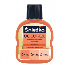 Краситель Sniezka Colorex (100 мл) красно-оранжевый
