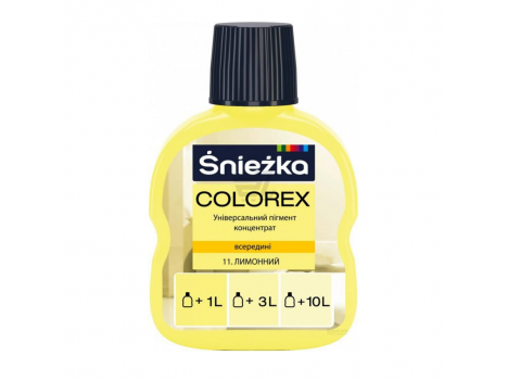 Барвник Sniezka Colorex (100 мл) лимонний