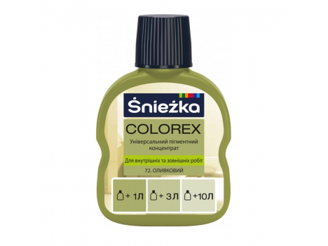Краситель Sniezka Colorex (100 мл) оливковый