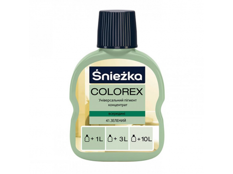 Краситель Sniezka Colorex (100 мл) зеленый