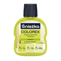 Барвник Sniezka Colorex (100 мл) світло-зелений