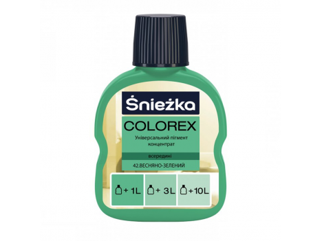 Барвник Sniezka Colorex (100 мл) зелений весняний