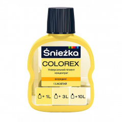 Барвник Sniezka Colorex (100 мл) жовтий