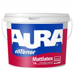 Краска интерьерная латексная Aura Mattlatex TR (9 л) прозрачная