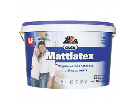 Краска латексная в/д Dufa Mattlatex D100 (3,5 кг) матовая