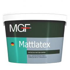 Краска интерьерная латексная MGF M100 Mattlatex (1,4 кг)