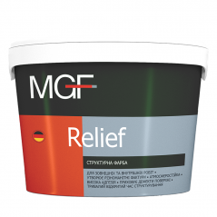 Краска структурная MGF Relief (15 кг)