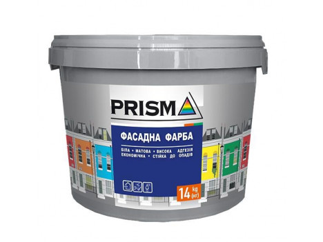 Фарба в/д Prisma ЕКО фасадна (12,6 кг)
