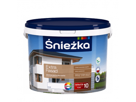 Краска фасадная в/д Sniezka Extra Fasad (5 л)