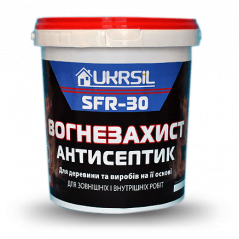 Огнезащита-антисептик для древесины UKRSIL SFR (5 л)