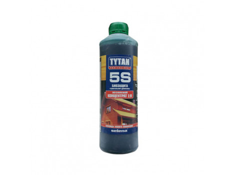 Захист для дерева Tytan 5S (максибиозахист) концентрат зелений (1 л)