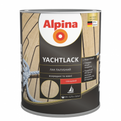 Лак яхтный Alpina Yachtlack глянцевый (0,75 л)
