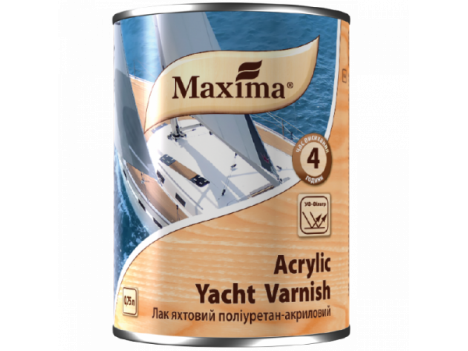 Лак яхтний глянцевий Maxima (2,5 л) поліуретан-акриловий