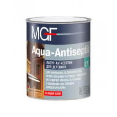 Лазурь-антисептик для дерева MGF Aqua Antiseptik бесцветный (10 л)