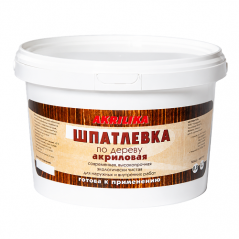 Шпаклівка для дерева Akrilika біла (800 г)