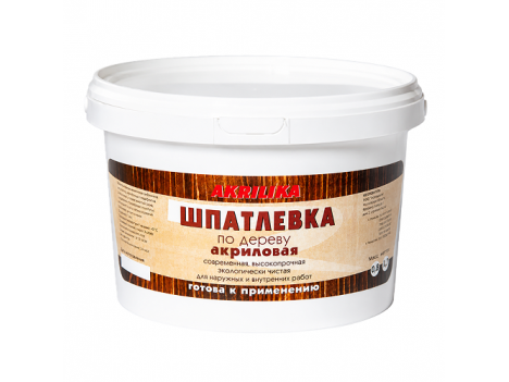 Шпаклівка для дерева Akrilika біла (800 г)