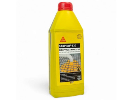 Добавка-суперпластифікатор для бетонів SikaPlast-520 (1 кг)