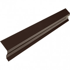Планка карнизная КП2 коричневая (2 м)