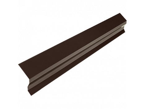 Планка карнизная КП2 коричневая (2 м)