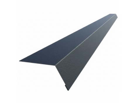 Планка капельника под битумную черепицу 156 мм матовая RAL 7024 (2 м)