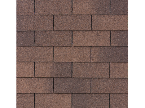 Бітумна черепиця IKO Superglass 3T 53 Autumn Brown, м2
