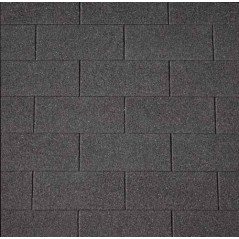Битумная черепица Number One 3Tab (01) Black, м2