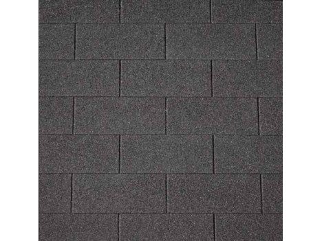Битумная черепица Number One 3Tab (01) Black, м2