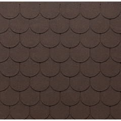 Черепица битумная Tegola Traditional Mixed Brown 032 (2,32 м²)