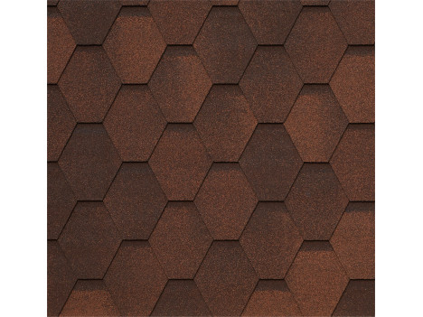 Черепиця бітумна Tegola Premium Mosaik Nuanced Brown 227 (3,45 м²)