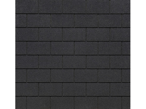 Черепиця бітумна Tegola Premium Rectangular Black 060 (3,05 м²)