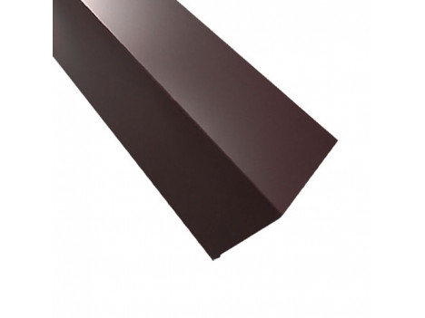 Планка примыкания ПП2 коричневая (2 м)