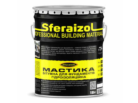 Мастика битумная фундаментная Сфераизол (18 кг) Sferaizol